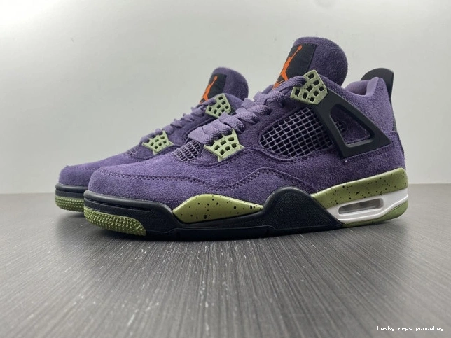 Husky Jordan Purple WMNS 4 AQ9129-500 Canyon Air 0815